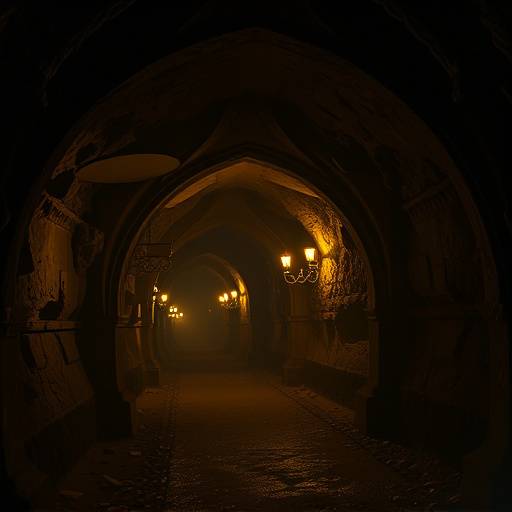 Image de la série 'Le Secret des Catacombes', une série dramatique explorant les mystères cachés sous Paris.